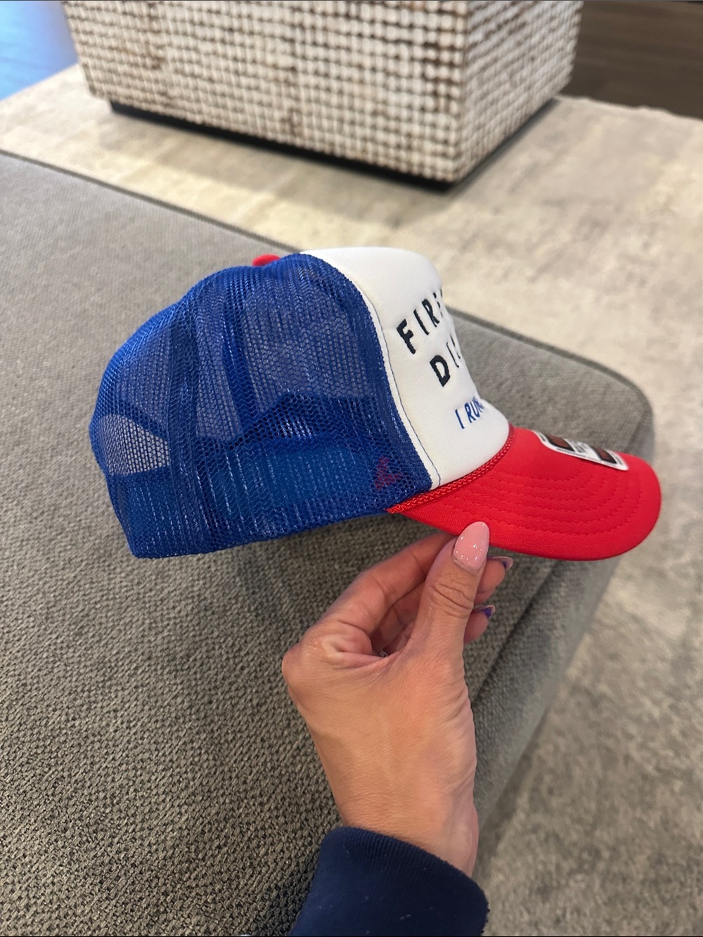 OTTO men’s or women’s
Trucker Hat - Red, White & Blue - Picture 3 of 7